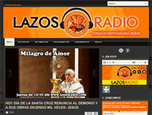 Tablet Screenshot of lazosradio.com